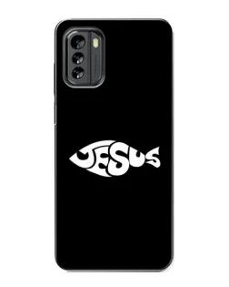 Чехол для Nokia G60 с картинкой «Рыба Jesus» Чехол для Nokia G60 с картинкой «Рыба Jesus»