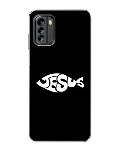 Чехол для Nokia G60 с картинкой «Рыба Jesus» Чехол для Nokia G60 с картинкой «Рыба Jesus»