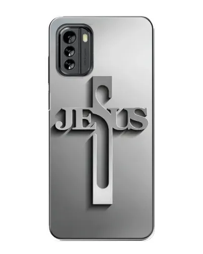 Чехол для Nokia G60 с картинкой «Металлический крест Jesus» Чехол для Nokia G60 с картинкой «Металлический крест Jesus»