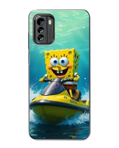 Чехол для Nokia G60 с картинкой «Спанч Боб на гидроцикле»