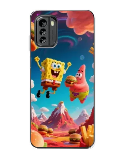 Чехол для Nokia G60 с картинкой «Космический фастфуд»