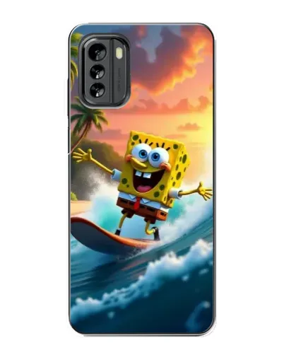 Чехол для Nokia G60 с картинкой «Губка Боб серфингист»