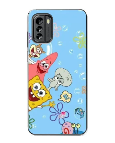Чехол для Nokia G60 с картинкой «Веселые пузырьки»