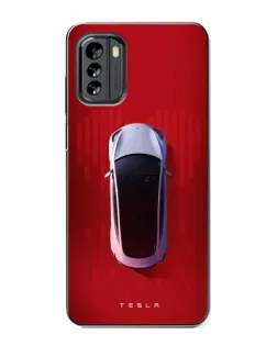 Чехол для Nokia G60 с картинкой «Tesla Top View»