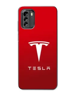 Чехол для Nokia G60 с картинкой «Tesla Red Classic»