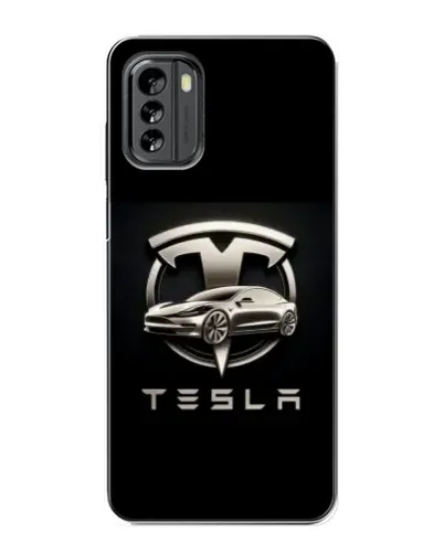 Чохол для Nokia G60 з картинкою «Tesla — срібне авто» Чохол для Nokia G60 з картинкою «Tesla — срібне авто»