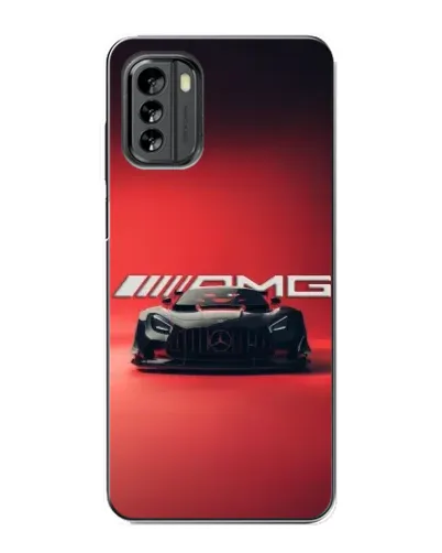Чехол для Nokia G60 с картинкой «Mercedes AMG — красная линия»