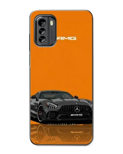 Чехол для Nokia G60 с картинкой «Оранжевый Mercedes AMG»