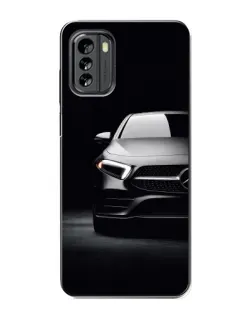 Чехол для Nokia G60 с картинкой «Свет фар Mercedes»