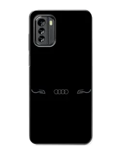 Чехол для Nokia G60 с картинкой «Audi — световой подпись»
