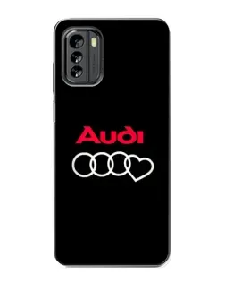Чехол для Nokia G60 с картинкой «Логотип Audi Heart»