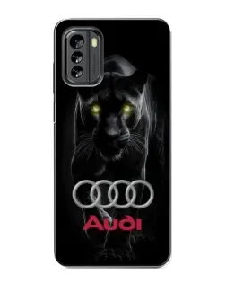 Чохол для Nokia G60 з картинкою «Пантера та Audi»
