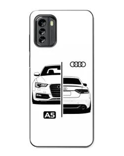 Чохол для Nokia G60 з картинкою «Audi — контрастний дизайн»