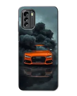 Чохол для Nokia G60 з картинкою «Audi у хмарах диму»