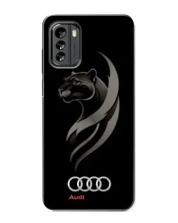 Чохол для Nokia G60 з картинкою «Графіка — пантера та Audi»