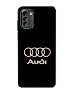 Чохол для Nokia G60 з картинкою «Audi — золотий логотип»