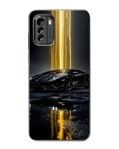Чехол для Nokia G60 с картинкой «Ночной Lamborghini драйв»