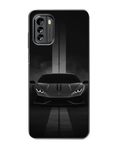 Чехол для Nokia G60 с картинкой «Lamborghini симметрия дорог»