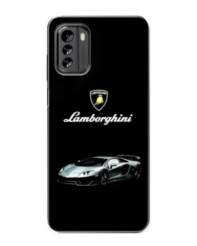 Чехол для Nokia G60 с картинкой «Логотип Lamborghini классика»