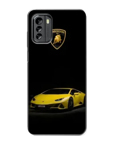 Чехол для Nokia G60 с картинкой «Lamborghini желтый акцент»