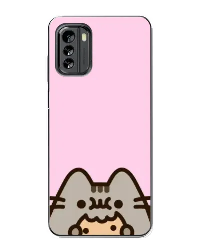 Чехол для Nokia G60 с картинкой «Pusheen и печенье»