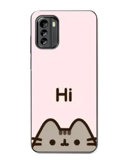 Чехол для Nokia G60 с картинкой «Пушин говорит Hi» Чехол для Nokia G60 с картинкой «Пушин говорит Hi»