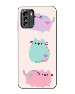 Чехол для Nokia G60 с картинкой «Pusheen трио» Чехол для Nokia G60 с картинкой «Pusheen трио»