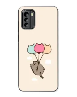 Чехол для Nokia G60 с картинкой «Пушин на шариках»