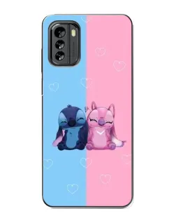 Чохол для Nokia G60 з картинкою «Stitch та Angel Love»