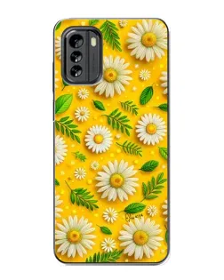 Чехол для Nokia G60 с картинкой «Ромашковое солнце»