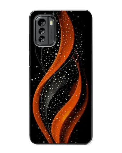 Чехол для Nokia G60 с картинкой «Огненная звездная волна»