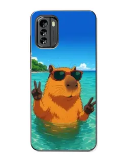 Чехол для Nokia G60 с картинкой «Морская капибара» Чехол для Nokia G60 с картинкой «Морская капибара»