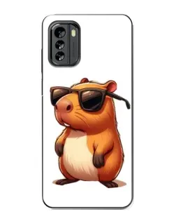 Чехол для Nokia G60 с картинкой «Капибара в очках» Чехол для Nokia G60 с картинкой «Капибара в очках»