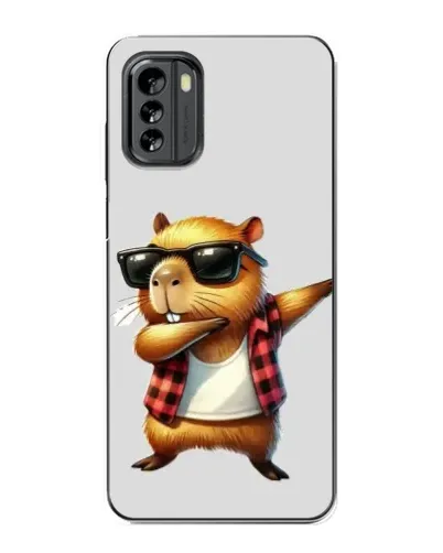 Чехол для Nokia G60 с картинкой «Капибара рэпер даб»