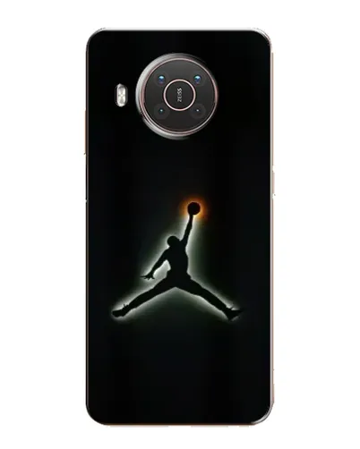 Чехол для Nokia X10 с картинкой «Jordan Gradient Logo»