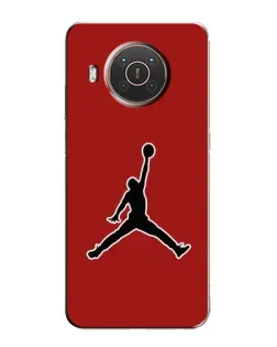 Чехол для Nokia X10 с картинкой «Jordan Red Back» Чехол для Nokia X10 с картинкой «Jordan Red Back»