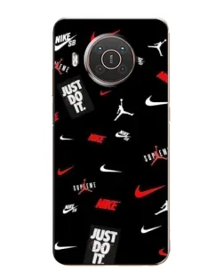 Чехол для Nokia X10 с картинкой «Nike Mix Pattern» Чехол для Nokia X10 с картинкой «Nike Mix Pattern»