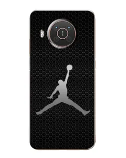 Чехол для Nokia X10 с картинкой «Jordan Dark Carbon» Чехол для Nokia X10 с картинкой «Jordan Dark Carbon»