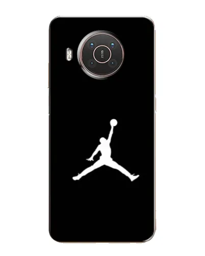 Чехол для Nokia X10 с картинкой «Jordan Silhouette»