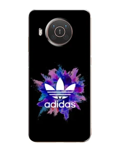 Чехол для Nokia X10 с картинкой «Взрыв красок Adidas»