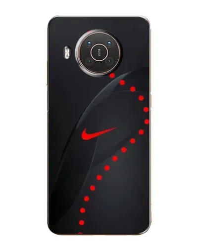 Чехол для Nokia X10 с картинкой «Абстрактный дизайн Nike»