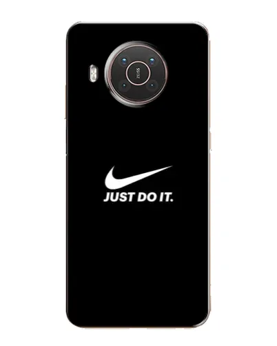 Чехол для Nokia X10 с картинкой «Минимализм от Nike»