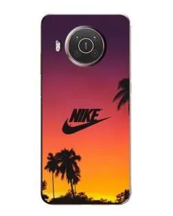Чехол для Nokia X10 с картинкой «Nike на закате солнца» Чехол для Nokia X10 с картинкой «Nike на закате солнца»