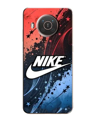 Чехол для Nokia X10 с картинкой «Градиентный принт Найк»
