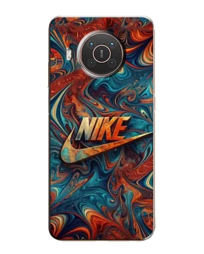 Чехол для Nokia X10 с картинкой «Nike в абстракции»