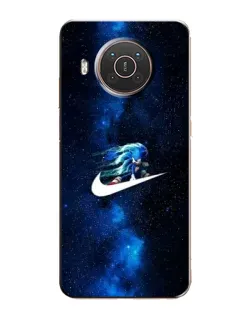 Чехол для Nokia X10 с картинкой «Звездный путь Nike» Чехол для Nokia X10 с картинкой «Звездный путь Nike»