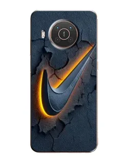 Чехол для Nokia X10 с картинкой «Объемный логотип Найк» Чехол для Nokia X10 с картинкой «Объемный логотип Найк»