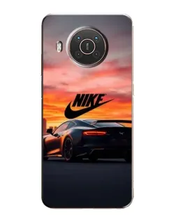 Чехол для Nokia X10 с картинкой «Nike и суперкар» Чехол для Nokia X10 с картинкой «Nike и суперкар»