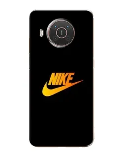 Чехол для Nokia X10 с картинкой «Золотой логотип Nike» Чехол для Nokia X10 с картинкой «Золотой логотип Nike»