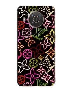 Чехол для Nokia X10 с картинкой «Неоновый микс Nike» Чехол для Nokia X10 с картинкой «Неоновый микс Nike»